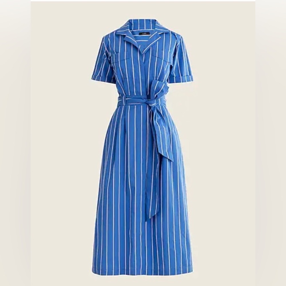 J.Crew cotton Shirt dress size 12